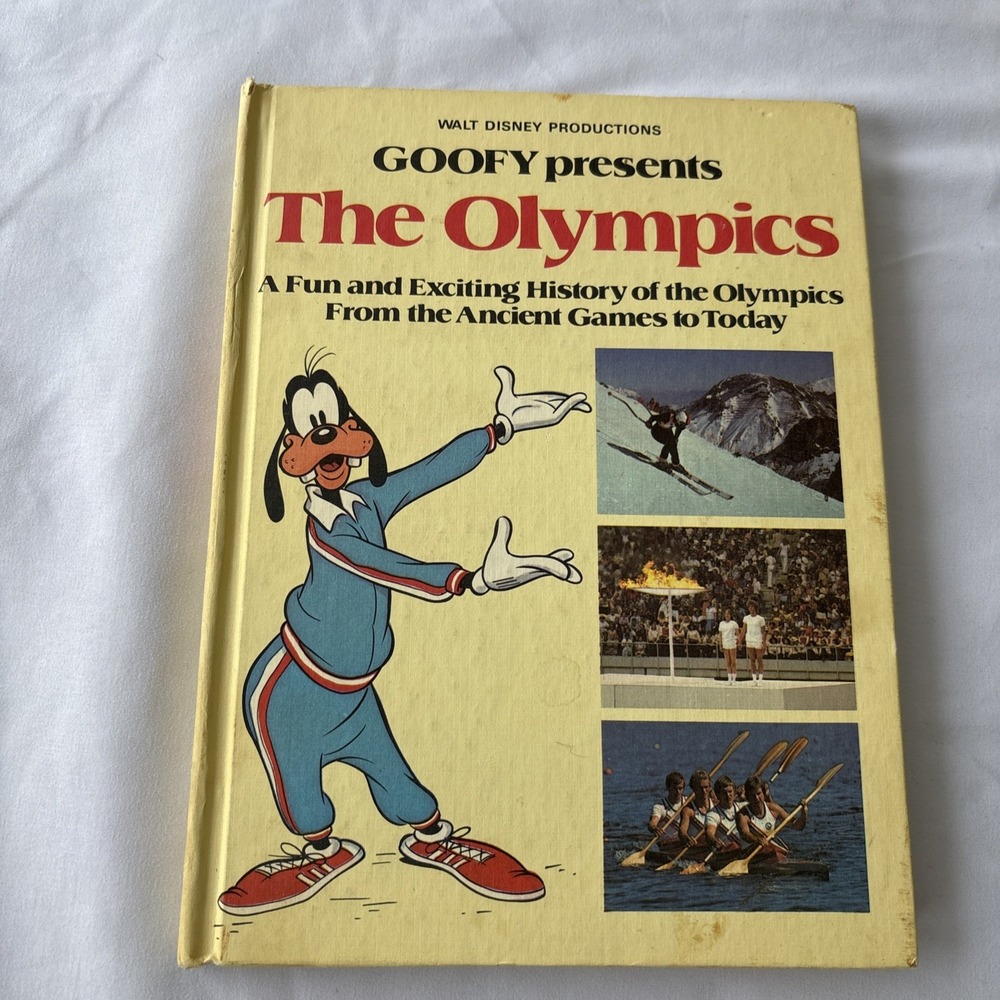 WALT DISNEY GOOFY PRESENTS THE OLYMPICS 1979‎ BOOK CLUB EDITION